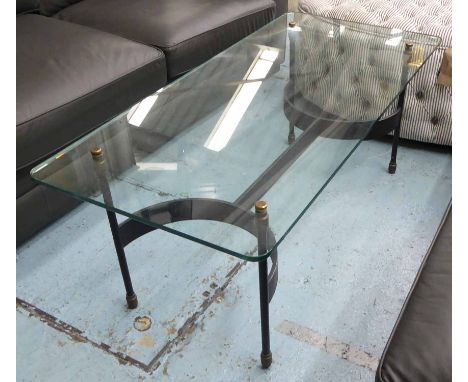 LOW TABLE, vintage Continental style design, 128cm x 60cm x 52cm.