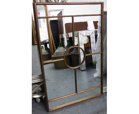WALL MIRRORS, a pair, French Art Deco style, 110cm x 70cm. (2)