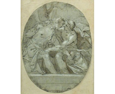 Follower of Hans van Aachen (German, 1552-1615) Venus and Adonis; and eleven other Northern European Old Master drawings incl