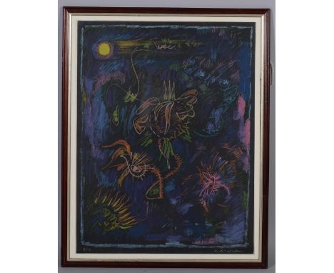 Andre Masson, danse des tournesois, lithograph, 1971, no. 8/180, signed, image 51cm x 67cm, framedGood condition 