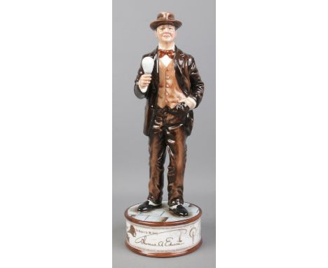 Royal Doulton; a Limited Edition ceramic figure of Thomas Edison, from the Prestige Pioneers Collection. HN 5128. No.199/250 