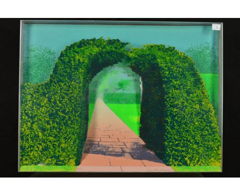 IVOR ABRAHAMS (BRITISH 1935-2015), a limited edition three dimensional silkscreen print 32/75, from The Garden Series, signed