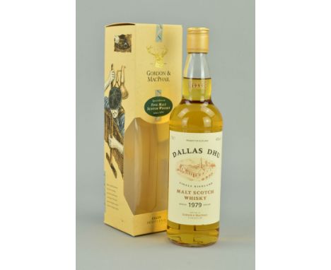 A BOTTLE OF DALLAS DHU 1979 SINGLE HIGHLAND MALT SCOTCH WHISKY, bottled by Gordon &amp; Macphail in 1999, 40% vol, 70cl, fill