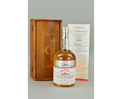 A BOTTLE OF RARE AND EXCEPTIONAL ISLAY SINGLE MALT SCOTCH WHISKY, DOUGLAS LAING'S OLD AND RARE PLATINUM SELECTION, distilled 