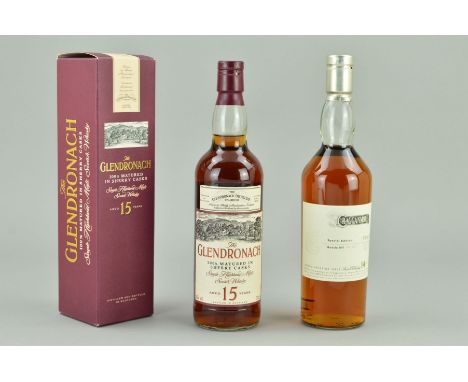 TWO BOTTLES OF EXCEPTIONAL SINGLE MALT, comprising a bottle of Cragganmore Single Speyside Malt 'Special Edition', 14 years o