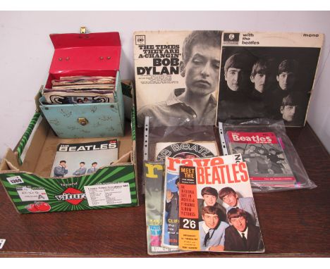 The Beatles Monthly No's 2-10 and 45, The Beatles Song Book (free with Fabulous magazine), other Beatles publications; With T