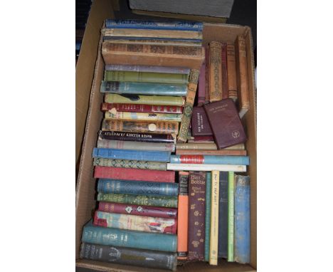 BOX CONTAINING VINTAGE BOOKS INCLUDING CHILDREN'S INTEREST ETC
