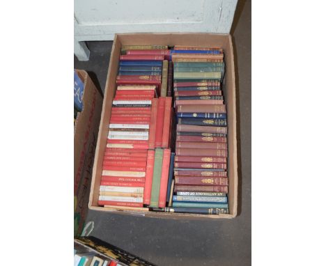 BOX CONTAINING BINDINGS AND OTHER VINTAGE BOOKS INC SHAKESPEARE, DUMAS ETC