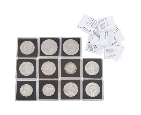Kleine Sammlung - Dt. Kaiserreich /SILBER enthält u.a. Baden, Bayern, Meckl.-Schwerin, Preußen, Sachsen, Württemberg mit 3 x 