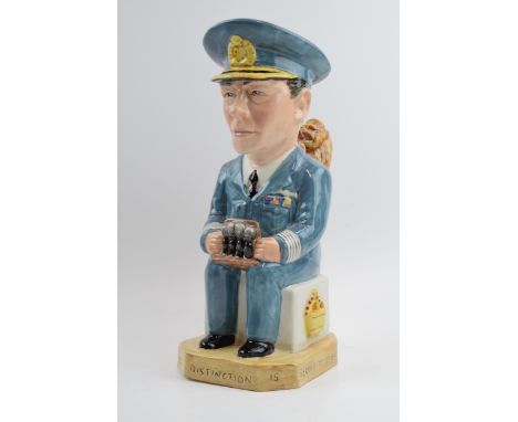 Bairstow Manor Collectables pottery Toby Jug King George VI, from The Wilkinson World War II Allied Leaders Collection, 28cm 