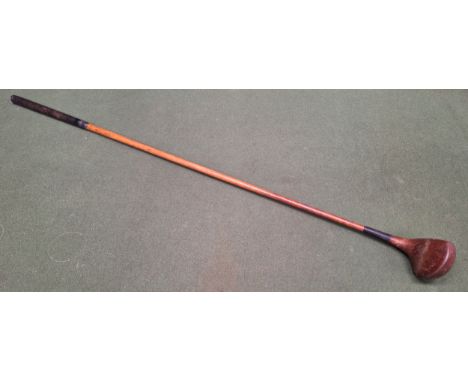 VINTAGE GIBSONS OF KINGHORN FYFE GOLF CLUB, WITH HICKORY SHAFT. APP. 44.5cm L Appears in reasonable used condition, some slig