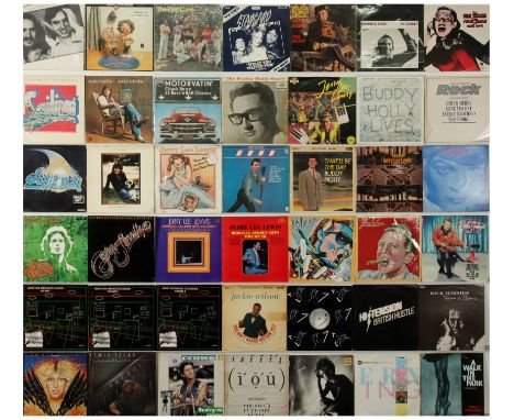 A collection of Mixed Genre LPs and 12" to include; Judie Tzuke, Howard Jones, Gene Vincent, Jerry Lee Lewis, Buddy Holly, as