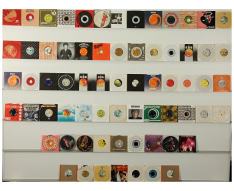 A collection of 40+ 1970's Rock/Pop 7" Singles to include artists; John Lennon, Rainbow, Pretenders, Bob Dylan, as well as ot