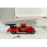 Märklin Metall 1991 Feuerwehrwagen Werksfeuerwehr Göppingen, mit Originalverpackung und Zertifikat