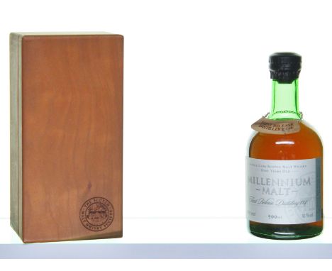 The Scotch Malt Whisky Society Millennium Malt 9 year old   First release, bottled 1990   In original presentation box   58.1