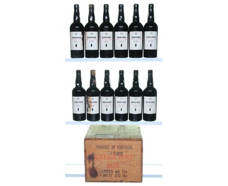 1970 Sandeman Vintage Port   12x75cl OWC