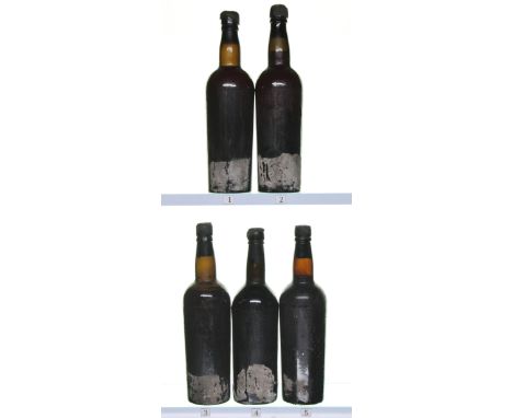 Vintage Port (thought to be pre 1945, unknown shippers)   Good levels, slightly degraded wax capsules   Purchased by an Engli