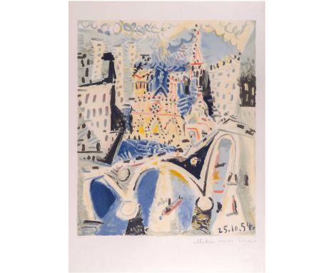 After Pablo Picasso, Norte Dame, limited edition lithograph, signed Collection Marina Picasso and numbered 256/500 in pencil,