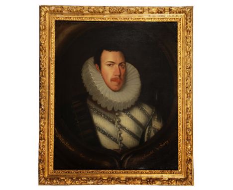 17TH CENTURY ENGLISH SCHOOL Portrait of Philip Howard, 20th Earl of Arundel and Surrey (1557-1595), the sitter portrayed wear