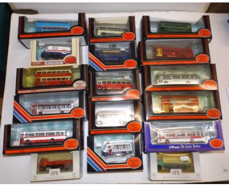 Seventeen boxed exclusive first edition vehicles.