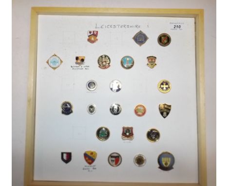 Various counties:- A collection of approximately 245 bowling badges including Leicestershire, Essex, Devon and Dorset, earlie