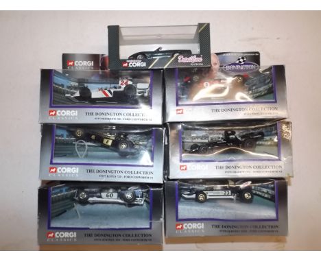 Corgi:- The Donnington Collection (6) and one other, each boxed.