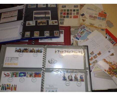 A juvenile album, first day covers etc.