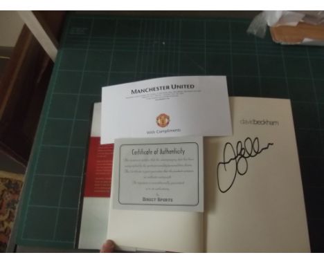 DAVID BECKHAM. "My Side." signed first edition, dj, 2003 as new condition.