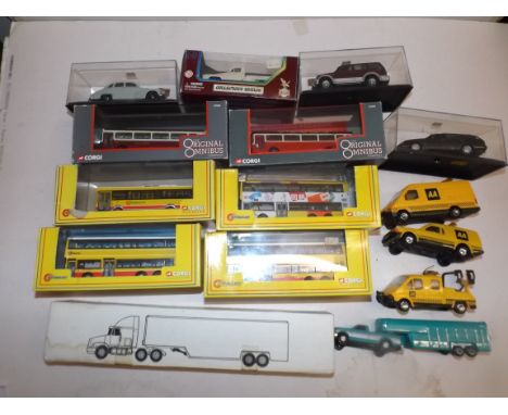 Die-cast by Corgi and original Omnibus Co etc, some boxed.