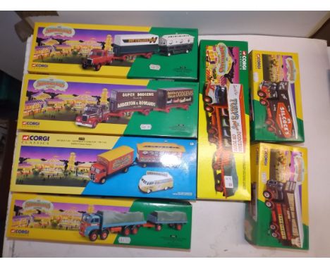 Corgi:- Seven boxed circus items, Anderton and Rowlands, Pat Collins and others.