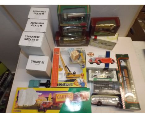 Die-cast by Lesney, Corgi etc some boxed.