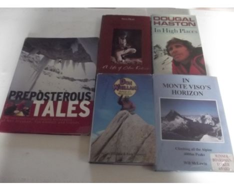 MOUNTAINEERING. "Portrait of a Mountaineer." by Don Whillans, 1st, unclipped dj 19781 vg;  plus 4 others incl signed.