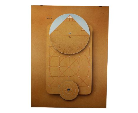 Beck &amp; Jung (Swedish, Holger Backstrom, 1939-1997 and Bo Ljungberg, 1939-2007) Lithograph / Collage. Numbered (42/125) an
