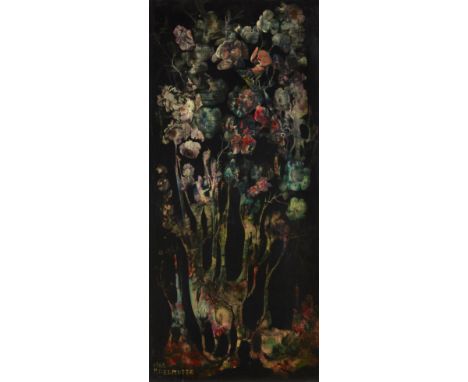 Marcel Delmotte,&nbsp;Belgian 1901-1984 -&nbsp;Untitled, 1962;&nbsp;oil on panel, signed and dated lower left 'M Delmotte 196