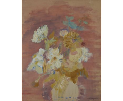 Joachim Weingart,&nbsp;Polish 1895-1942 -&nbsp;Flowers in a vase, c.1930;&nbsp;&nbsp;gouache on paper, signed lower centre 'W