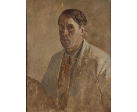 Percy Horton,&nbsp;British 1897-1970 -&nbsp;Self-Portrait;&nbsp;oil on canvas, 61.4 x 46.4 cm (ARR)&nbsp;Note:&nbsp;the work 