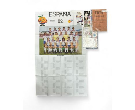 1950s onwards football collection, with 1954 Foto Nacional Del Campeonato De Competencia De Foot-Ball Lima-Peru (part-complet