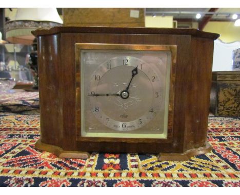 A mahogany cased Elliott mantel clock 