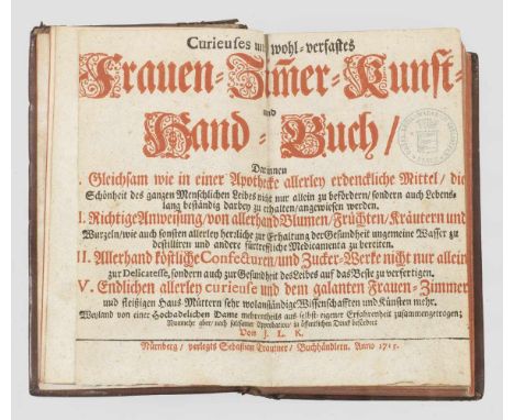   J. L. K.: "Curieuses und wohl-verfastes Frauen-Zimmer-Kunst-  J. L. K.: "Curieuses und wohl-verfastes Frauen-Zimmer-Kunst- 