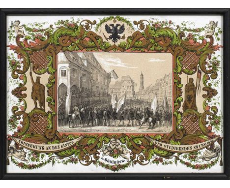   "Erinnerung an Einzug der Studirenden am 1 May 1848  "Erinnerung an Einzug der Studirenden am 1 May 1848   in Göttingen". O