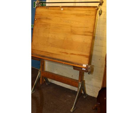 Vintage technical drawing table