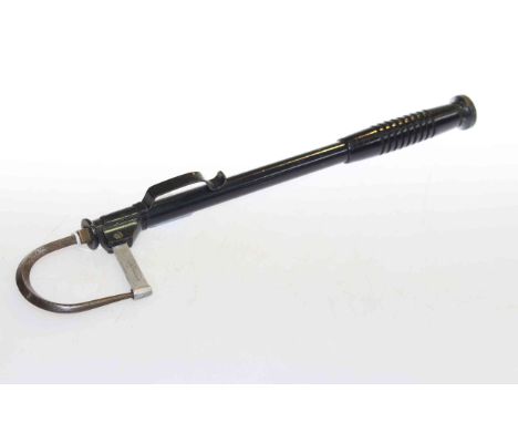 Vintage telescopic brass salmon gaff
