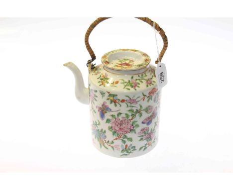 Cantonese Famille Rose teapot