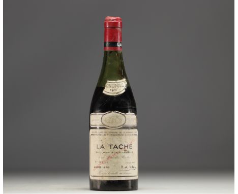 La Tache Gand Cru Domaine de la Romanee-Conti 1970 Bourgogne. - Weight: 1.53 kg - Shipping available - Region: France - Sizes