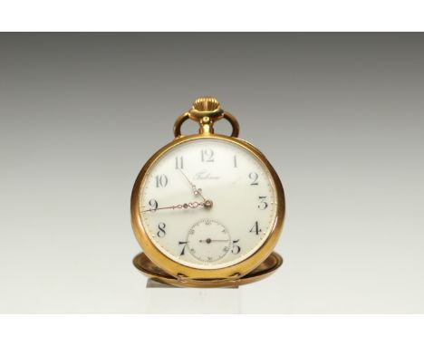 Talma - Pocket watch in 18k gold weighing 75.3gr. Hallmarked 18k gold. Engraved "Grand diplome d'honneur, Paris 1900 - Liege 