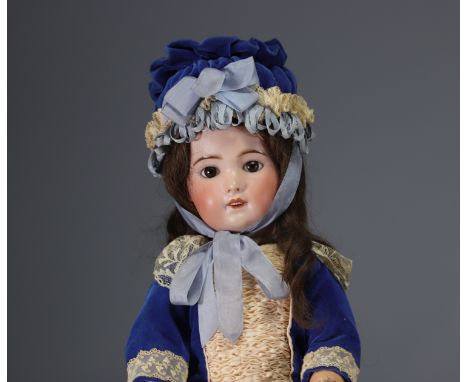 JUMEAU - SFBJ - Jumeau 234 bisque head doll, SFBJ 230 body, open mouth, red stamp mark, circa 1900. - Weight: 1.36 kg - Shipp