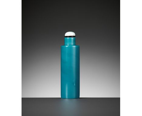 A TURQUOISE GLASS SNUFF BOTTLE, 18TH CENTURYPublished: Robert Kleiner, 'The Tuyet Nguyet Collection of Snuff Bottles and Sauc