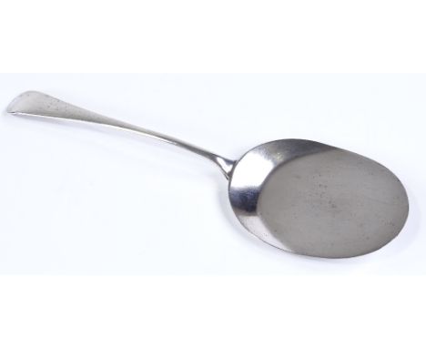 An Asprey's silver serving slice, hallmarks London 1912, length 23cm 