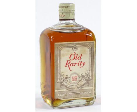 A bottle of Old Rarity Deluxe Scotch Whisky 