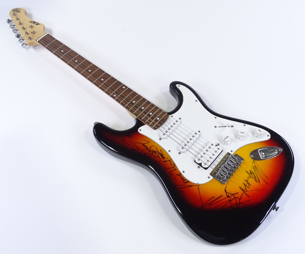 The Rolling Stones, Sunburst S101 Standard Electric Guitar, signed by ...